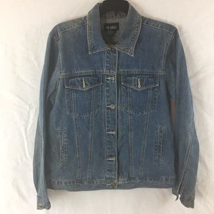 5. Denim jacket size m 100% cotton